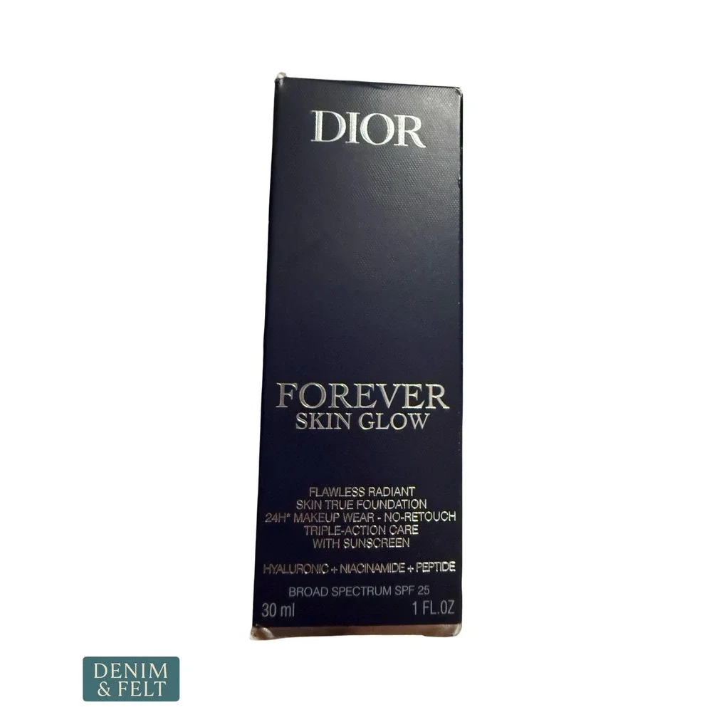 NEW Dior Forever Skin Glow Foundation 4C Cool SPF 25 30ml 1oz Luxe Designer